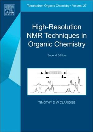 Book High-Resolution NMR Techniques in Organic Chemistry (Volume 2) (Tetrahedron Organic Chemistry, Volume 2) free