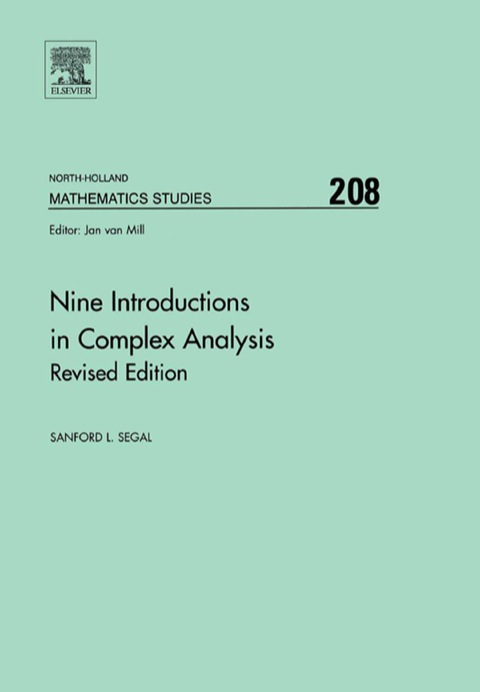 Book Nine Introductions in Complex Analysis - Revised Edition free