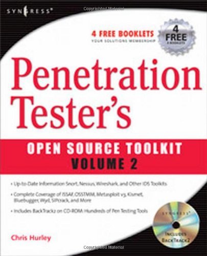 Book Penetration Tester's Open Source Toolkit free