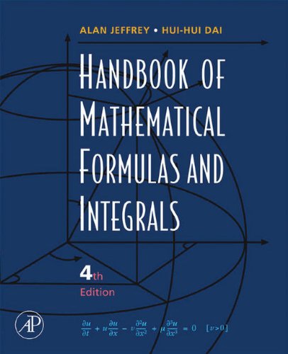 Book Handbook of Mathematical Formulas and Integrals free