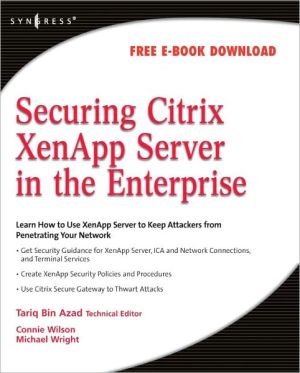 Book Securing Citrix XenApp Server in the Enterprise free