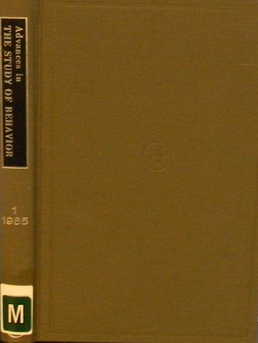 Book Advances In The Study Of Behavior, Volume 1 free