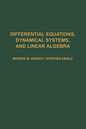 Book Differential Equations, Dynamical Systems, and Linear Algebra (Pure and Applied Mathematics Book 60) free