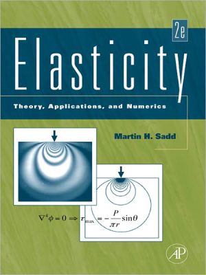 Book Elasticity: Theory, Applications, and Numerics free