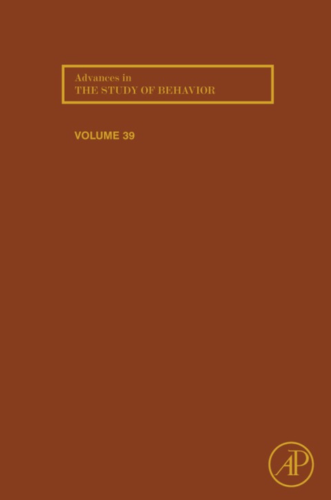 Book Advances in the Study of Behavior free