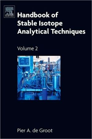 Book Handbook of Stable Isotope Analytical Techniques Vol II free