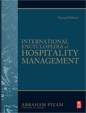 Book International Encyclopedia Of Hospitality Management free