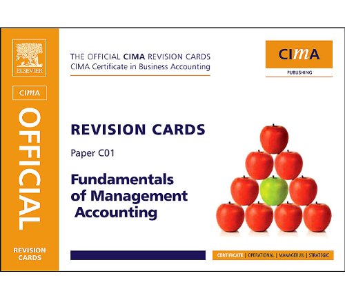 Book Cima Revision Cards Fundamentals Of Management Accounting, Third Edition free