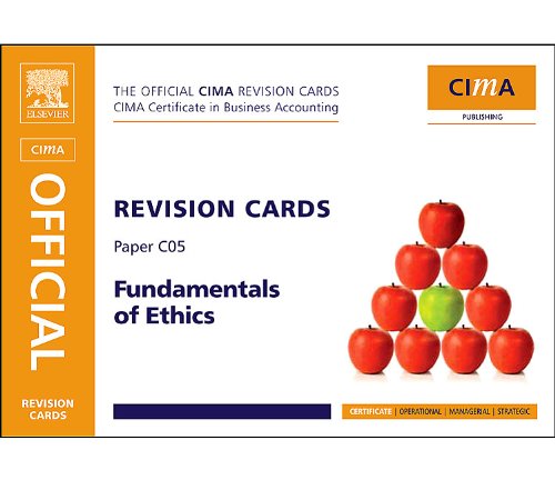 Book Cima Revision Cards Fundamentals Of Ethics, Corporate Governance & Business Law, Third Edition (cima Certificate Level 2008) free