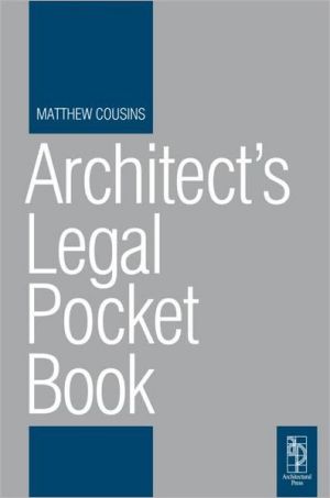 Book Architect's Legal Pocket Book (Routledge Pocket Books) free