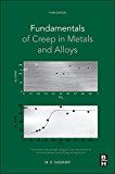 Book Fundamentals of Creep in Metals and Alloys free