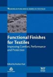 Book Functional Finishes For Textiles: Improving Comfort, Performance And Protection free