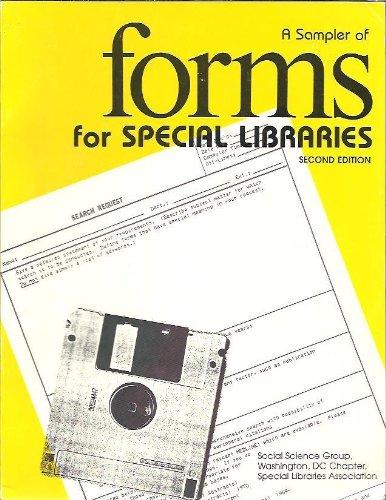 Book A Sampler Of Forms For Special Libraries free
