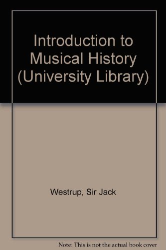Book An Introduction to Musical History free