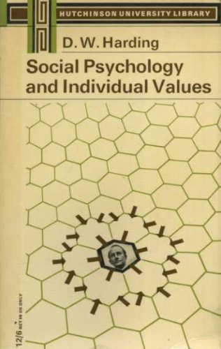 Book Social psychology and individual values free