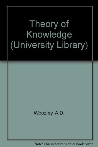 Book Theory of Knowledge - An Introduction. Hutchinson. 1969. free
