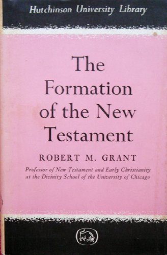 Book Formation of the New Testament (Univ. Lib.) free