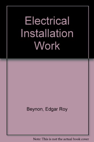 Book Electrical Installation Work free