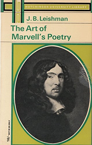 Book Art Of Marvell's Poetry (univ. Lib.) free