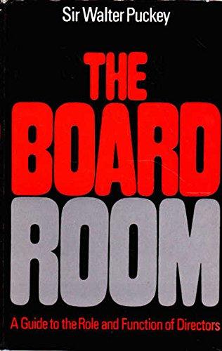 Book The board-room: A guide to the role and function of directors free