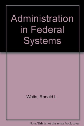 Book Administration In Federal Systems free