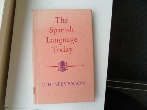 Book The Spanish language today (Modern languages) free