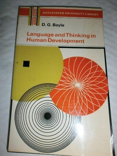 Book Language and thinking in human development, free