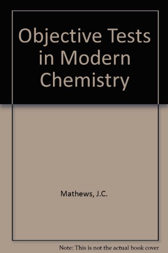 Book Objective Tests In Modern Chemistry free