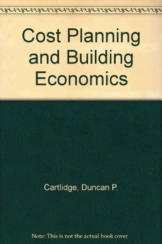 Book Cost Planning And Building Economics free
