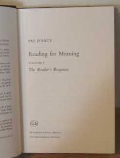 Book The reader's response (Her Reading for meaning) (v. 2) free