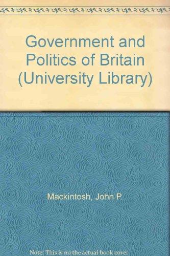 Book The Government And Politics Of Britain free