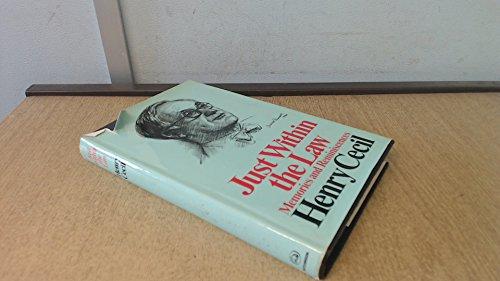 Book Just within the law free