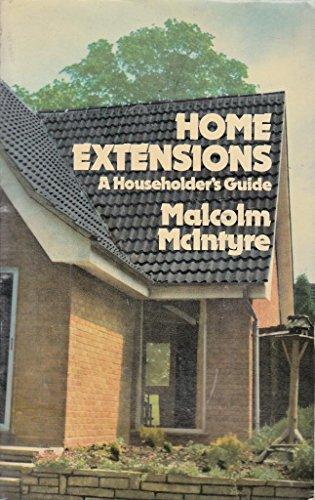 Book Home Extensions: A Householder's Guide free