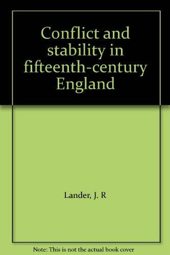 Book Conflict and stability in fifteenth-century England free