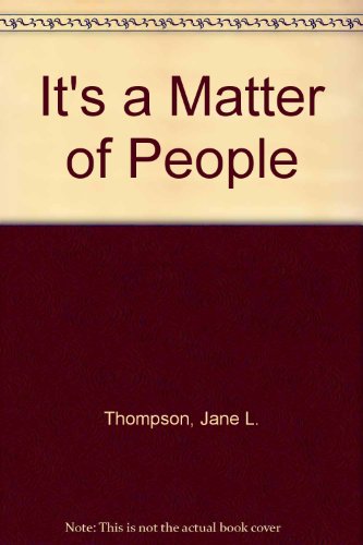 Book It's a Matter of People free