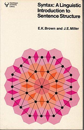 Book Syntax: A linguistic introduction to sentence structure free