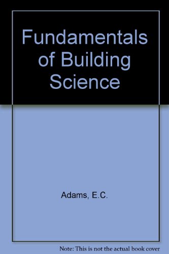 Book Fundamentals of Building Science free
