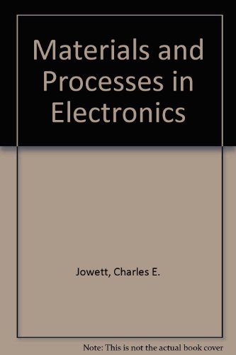 Book Materials and processes in electronics free
