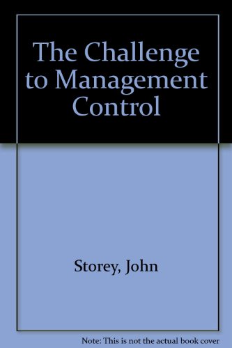 Book The Challenge To Management Control free
