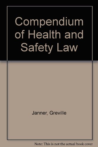 Book Janner's Compendium Of Health And Safety Law free