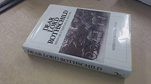 Book Dear Lord Rothschild: Birds, Butterflies and History free