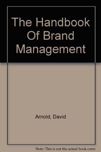 Book The Handbook Of Brand Management free