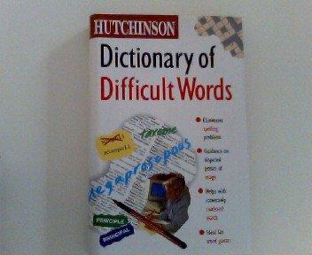 Book The Hutchinson Dictionary of Difficult Words free