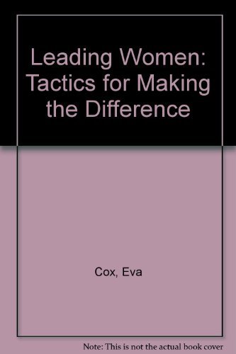 Book Leading Women: Tactics For Making the Diference free