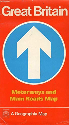 Book Geographia main road map of Great Britain free