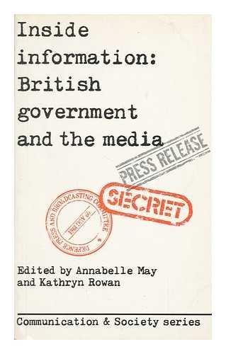 Book Inside information: British government and the media (Communication and society) free