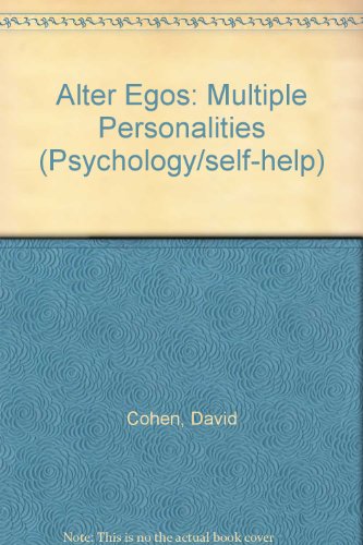 Book Alter egos: Multiple personalities (Psychology/self-help) free