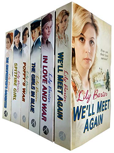Book Lily Baxter Collection 6 Books Set (We'll Meet Again, In Love and War, The Girls in Blue, Poppy's War, Spitfire Girl, The Shopkeeper’s Daughter) free