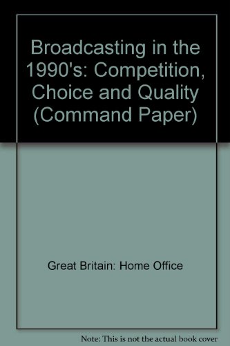 Book Broadcasting in the Nineties: Competition, First Choice, and Quality free