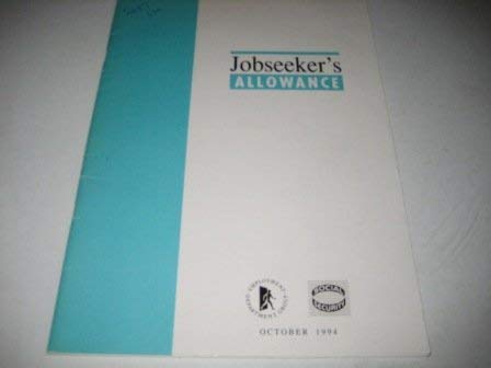 Book Jobseeker's Allowance (Command Paper) free